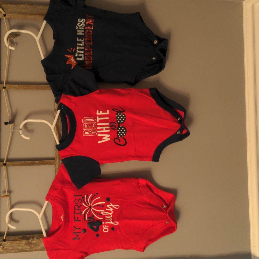 Baby girl 4th of July outfits